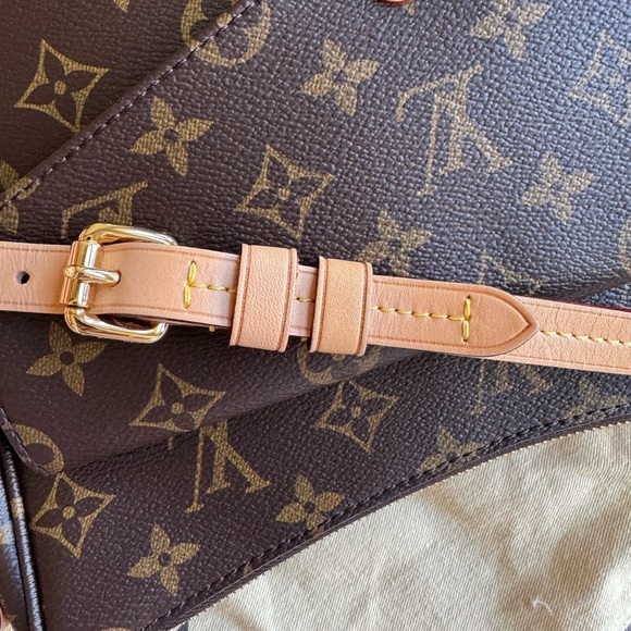 Louis Vuitton Mabillon Shoulder Bag Authentic Monogram Canvas Brown - Picture 14 of 15